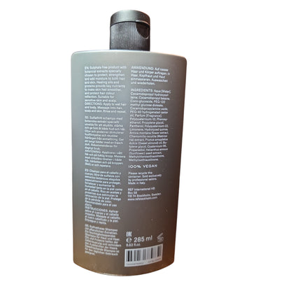 REF Hair & Body Shampoo ingredients and back label