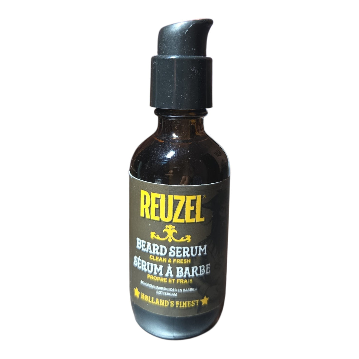 Reuzel Beard Serum Clean and Fresh, front of bottle