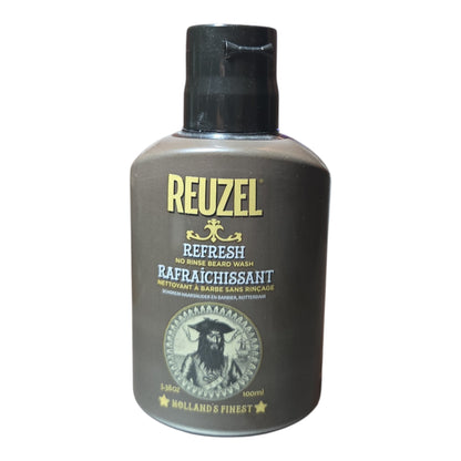 Reuzel Refresh No Rinse Beard Wash 100 ml, front of bottle