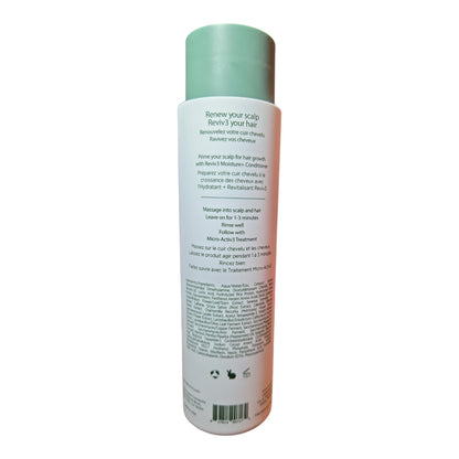 Back label and directions of ReVive Procare ReviV3 Moisture+ Conditioner bottle