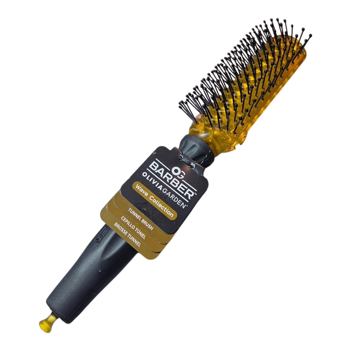Olivia Garden tunnel brush with removable sectioning pick