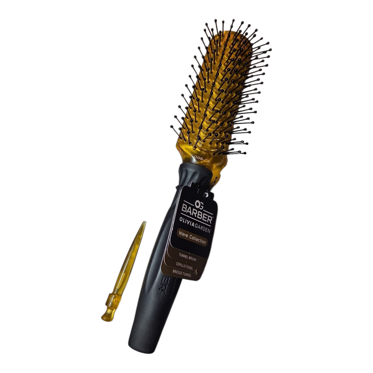 Olivia Garden OG Barber Wave Collection Tunnel Brush, front view