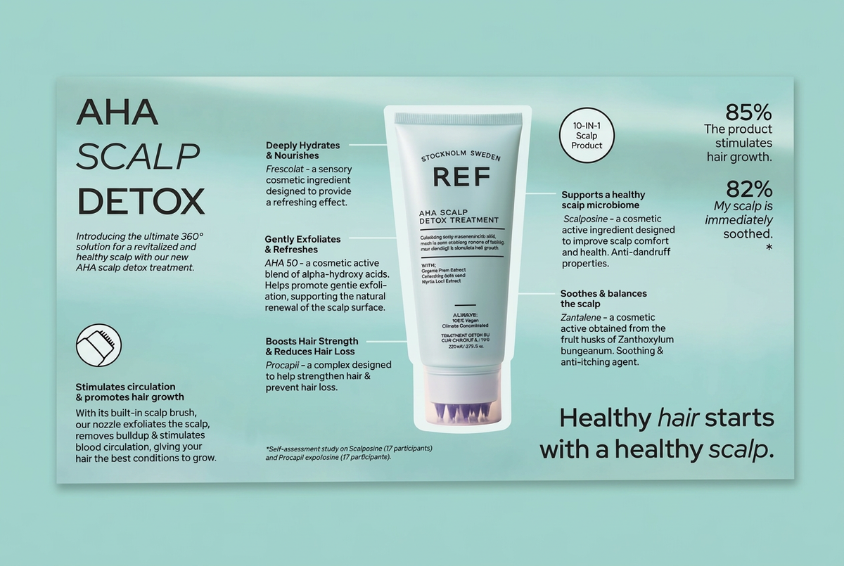REF AHA Scalp Detox Treatment 200 ml